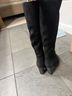 Steve Madden 100% Leather Black Boots Size 6 - photo 3