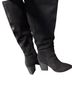 Steve Madden 100% Leather Black Boots Size 6 - photo 1