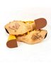 Free People 100% Leather Gold Orange Sandals Size 10 - photo 8