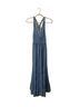 Max Studio Blue Printed Halter Maxi Dress Casual Dress - photo 1