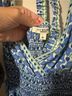 Max Studio Blue Printed Halter Maxi Dress Casual Dress - photo 3