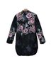 Johnny Was 100% Polyester 100% Polyester Floral Animal Print Black Multi Color Brown Coat Size XS - photo 2