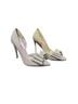 Betsey Johnson Gold Heels Size 6 1/2 - photo 1