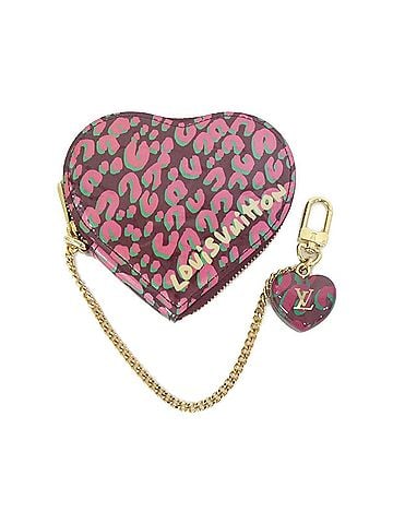 Louis Vuitton Louis Vuitton Vernis Porte Monnaie Coeur Leopard M91474 Wallet/Coin Case (view 1)
