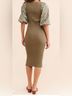 Dolan Floral Green Casual Dress Size M - photo 4