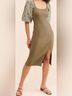 Dolan Floral Green Casual Dress Size M - photo 12