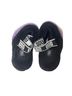 Ugg 100% Sheepskin Stripes Purple Black Sandals Size 8 - photo 2