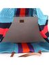 Gucci 100% Raffia Blue Interlocking G Web Tote Raffia Large One size - photo 5
