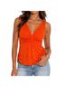 Wet Seal Solid Orange Tank Top Size L - photo 1