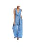 J. McLaughlin Print Blue Jumpsuit Size 8 - photo 1
