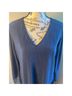 Alfani 96% Polyester 4% Spandex 100% Polyester Solid Blue Long Sleeve T-Shirt Size 1X - photo 4