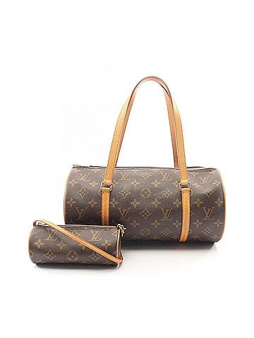 Louis Vuitton Louis Vuitton Papillon 30 Handbag, Coated Canvas and Leather, Monogram Pattern, Women's, Brown, M51385 (view 1)