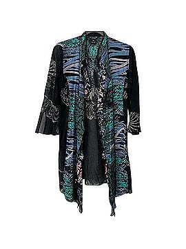 Citron Santa Monica Collection Silk Cardigan (view 1)