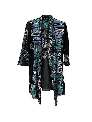Citron Santa Monica Collection Silk Cardigan (view 1)