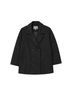 Jessica London 44% Polyester 42% Wool 6% Acrylic 8% Other 100% Polyester Black Coat Size 18 - photo 1