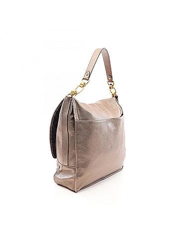 Loewe Loewe Anagram Metallic Maia 2-Way Shoulder Bag/Handbag, Leather, Women's, Gold Tone (view 2)