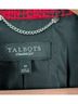 Talbots 61% Wool 39% Acrylic 100% Polyester Plaid Red Black Coat Size 10 - photo 3