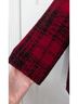 Talbots 61% Wool 39% Acrylic 100% Polyester Plaid Red Black Coat Size 10 - photo 5