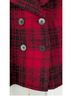 Talbots 61% Wool 39% Acrylic 100% Polyester Plaid Red Black Coat Size 10 - photo 4