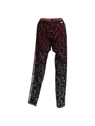 Chanel Chanel CC Patterned Leggings in Multicolor Wool (view 1)