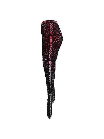Chanel Chanel CC Patterned Leggings in Multicolor Wool (view 2)