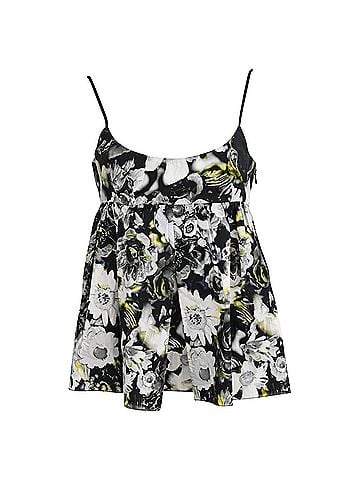 Prada Prada Floral-Print Camisole Top in Multicolor Cotton (view 1)