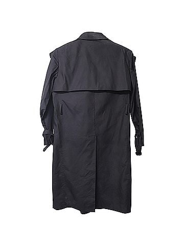 Burberry Burberry Trench Coat in Black Polyamide (view 2)
