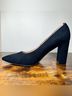 Tommy Hilfiger Blue Tan Heels Size 8 - photo 4