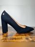 Tommy Hilfiger Blue Tan Heels Size 8 - photo 5