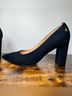 Tommy Hilfiger Blue Tan Heels Size 8 - photo 8