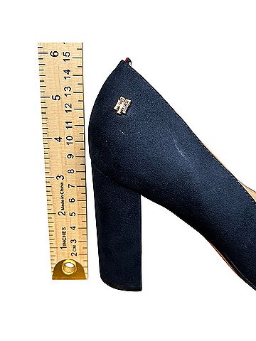 Tommy Hilfiger Navy Block Heels (view 2)