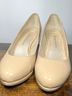 Etienne Aigner 100% Patent Leather Tan Heels Size 7 1/2 - photo 13