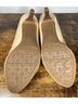 Etienne Aigner 100% Patent Leather Tan Heels Size 7 1/2 - photo 14