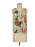 Johnny Was 100% Silk Floral Multi Color Sleeveless Top Size XS - photo 1