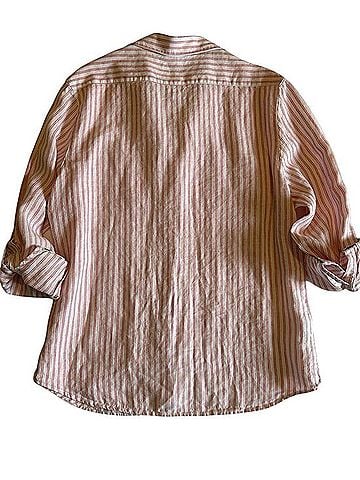 Tommy Bahama Women's Coastalina Ocean Surf Stripe Long Sleeve Button-Down Shirt (view 2)
