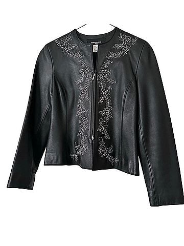 Jones New York Jones New York Leather Jacket (view 1)