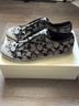 Coach Print Black Gray Sneakers Size 9 1/2 - photo 3