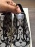 Coach Print Black Gray Sneakers Size 9 1/2 - photo 7