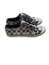 Coach Print Black Gray Sneakers Size 9 1/2 - photo 2