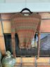 RE/DONE 100% Wool Stripes Brown Green Wool Pullover Sweater Size M - photo 5
