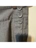 CAbi 100% Polyester Plaid Gray Dress Pants Size 6 - photo 4