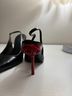 Charles & Keith Black Red Heels Size 7 1/2 - photo 4