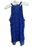 Zoa 100% Silk Blue Sleeveless Blouse Size S - photo 2