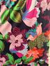 Soma Floral Blue Purple Green Casual Dress Size XL - photo 6