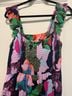 Soma Floral Blue Purple Green Casual Dress Size XL - photo 3