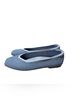 Vivaia 100% Poly Mesh Solid Blue Flats Size EU 42 - photo 3