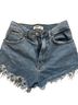 Pull&Bear Blue Denim Shorts Size 0 - photo 1