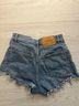 Pull&Bear Blue Denim Shorts Size 0 - photo 3