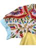 Johnny Was 100% Rayon 100% Polyester Floral Paisley Multi Color Short Sleeve Blouse Size M - photo 6