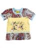 Johnny Was 100% Rayon 100% Polyester Floral Paisley Multi Color Short Sleeve Blouse Size M - photo 1